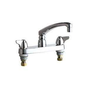  Chicago Faucets 1100 E35CP Chrome Manual Deck Mounted 8 
