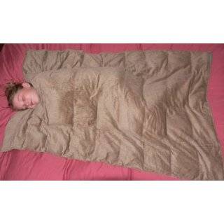 Weighted Blanket Small Tan 8 lbs 36 x 42 by Sleep tight