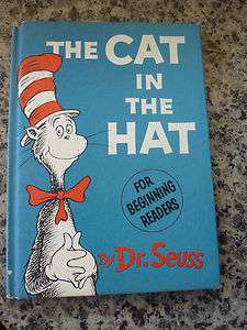 The Cat in the Hat by Dr. Seuss. 1st edition in 1st issue binding 