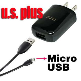   Wall Charger+USB Data Cable for Sprint HTC EVO 4G Desire HD  