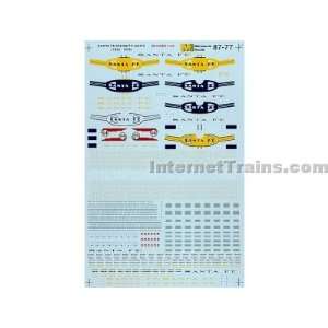  Microscale N Scale Freight Cab Unit Diesel Decal Set 