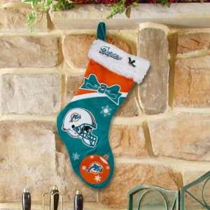 Forever Collectibles Miami Dolphins Christmas Stocking 