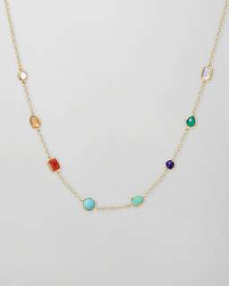 Gold Turquoise Necklace  
