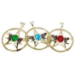 Triple Moon pentagram Spell Amulet Wicca Wiccan Pagan Metaphysical 