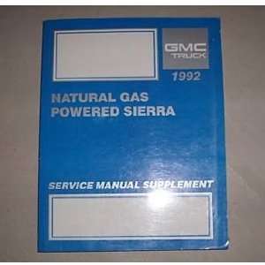  1992 GMC Sierra Truck Pick up Service Manual Supplement 