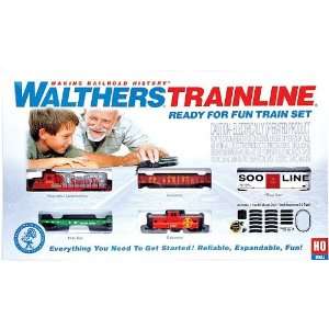   Trainline(R) HO Ready for Fun Train Set   Santa Fe Toys & Games