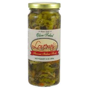 Loveras Olive Salad   16oz  Grocery & Gourmet Food