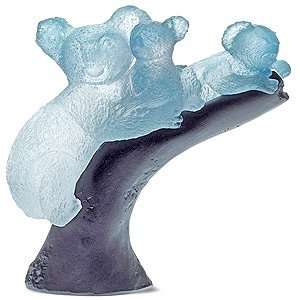  Daum Glass Maternity Koala Figurine