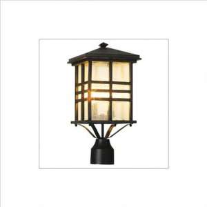  Outdoor Post Lantern with Seeded Glass