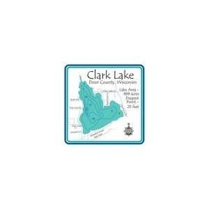Clark   Door County Stainless Steel Water Bottle  Sports 