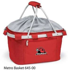   (Ohio) Embroidered Metro Basket Picnic Basket Red Electronics