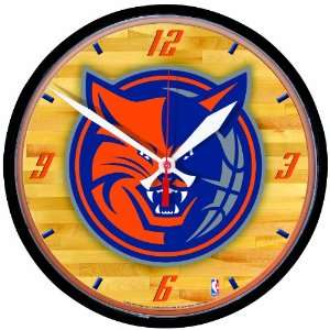  NBA Charlotte Bobcats Round Clock