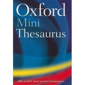  Oxford Mini Thesaurus [OXFORD MINI THESAURUS 4/E] Books