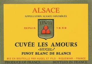Hugel Pinot Blanc Cuvee Les Amours 2004 