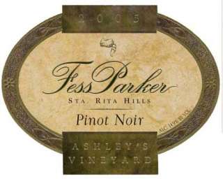 Tasting Notes for Fess Parker Ashleys Vineyard Pinot Noir 2005 