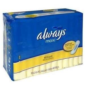  Always Maxi Pads Regular No Wings Value Pack 6X48 Health 
