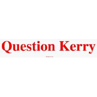  Question Kerry MINIATURE Sticker Automotive