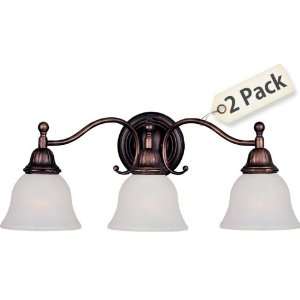   Rubbed Bronze Combo Pack Combo Pack   Package of 2 x 3 Light 23.5 Wi