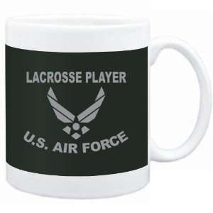 Mug Dark Green  Lacrosse Player   U.S. AIR FORCE  Sports 