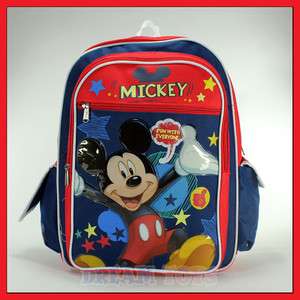 Disney Mickey Mouse Fun 16 Backpack   Book Bag School Boys 