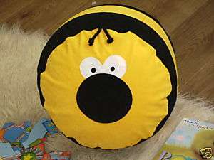 Childrens Toy Bean Bag Pouffee Beanie Chair Bumble Bee  