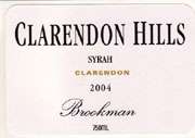 Clarendon Hills Brookman Vineyard Syrah 2004 