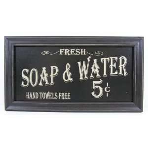  Soap & Water Bath Decor Framed Country Art
