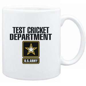 Mug White  Test Cricket DEPARTMENT / U.S. ARMY  Sports  
