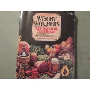  365 Day Menu Cookbook Weight Watchers Books