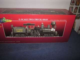 BACHMANN SPECTRUM 81198 G SCALE TWO TRUCK SHAY STEAM LOCO ELY THOMAS 