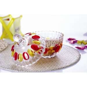   Crystal Clear Decorative Glass Candy Bowl 8 1/2 Wide