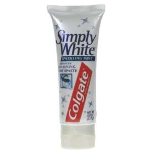  Colgate Simply White Toothpaste, Sparkling Mint, 4.0 