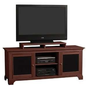 Jake 70 Inch Wide Two Tone Door Flat Screen Television Console with 