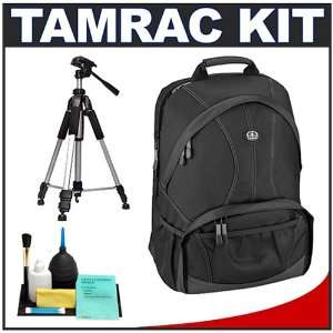  Backpack (Black) + Tripod + Accessory Kit for Canon EOS 7D, 5D Mark 
