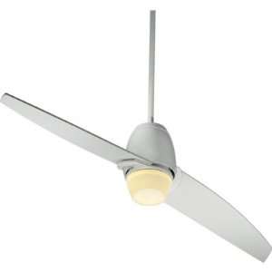 Quorum 21542 8, Muse Studio White 54 Ceiling Fan with Light & Wall 