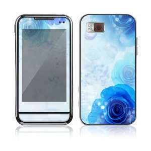  Samsung Eternity (SGH A867) Decal Skin   Blue Roses 