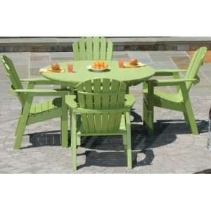 Seaside Adirondack Outdoor Cafe Dining Shell Side Chair  