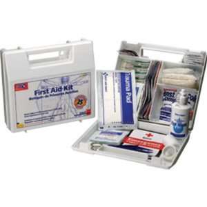  25 Person, 106 Piece Medical Kit w/Dividers (Plastic 