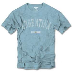 Argentina 47 Brand Light Blue Vintage Scrum Country T Shirt 