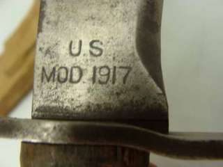 WWI Model 1910 Plumb Bolo Knife date 1918  