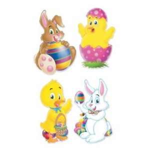  Beistle   44026   Pkgd Easter Cutouts  Pack of 12