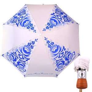  Umbrella. Gzhel Folding Umbrella 