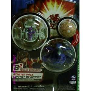   Blue Aquos Oberus, and Mystery Brown Subterra Bakugan Toys & Games