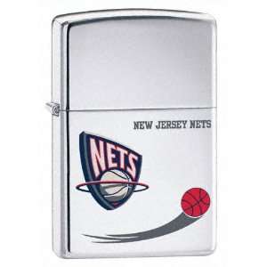   New Jersey Nets High Polish Chrome Zippo Lighter