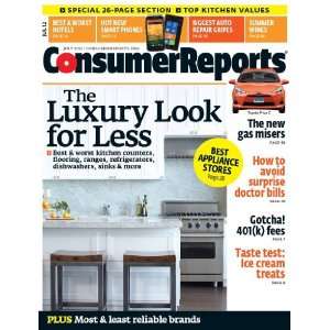 Consumer Reports (1 year auto renewal)  Magazines