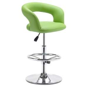  Zuo Flute Bar Chair, Green 301322
