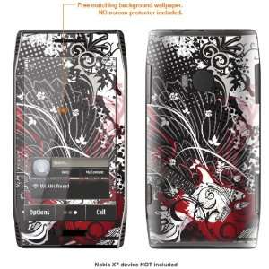   Decal Skin STICKER for Nokia X7 case cover X7 352 Electronics