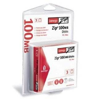 Iomega PC Formatted Zip Disks 100 MB (10 Pack) (reformattable for use 