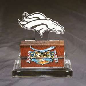  Denver Broncos NFL Business Card Holder w/ Gift Box 