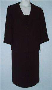   JESSICA HOWARD WOMAN Plus Size Black Dress Suit Sz 16W 16 Womens NEW